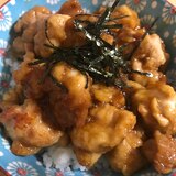 うなぎの蒲焼の代わりにチキン丼